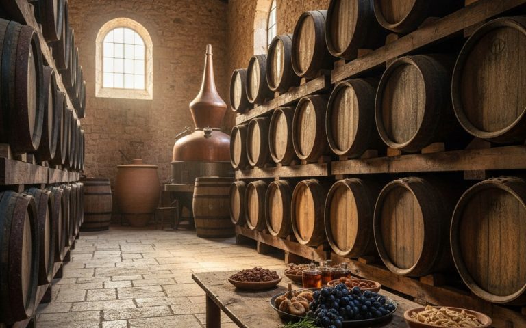 Distillation de whisky espagnol avec fûts de xérès et ingrédients locaux.